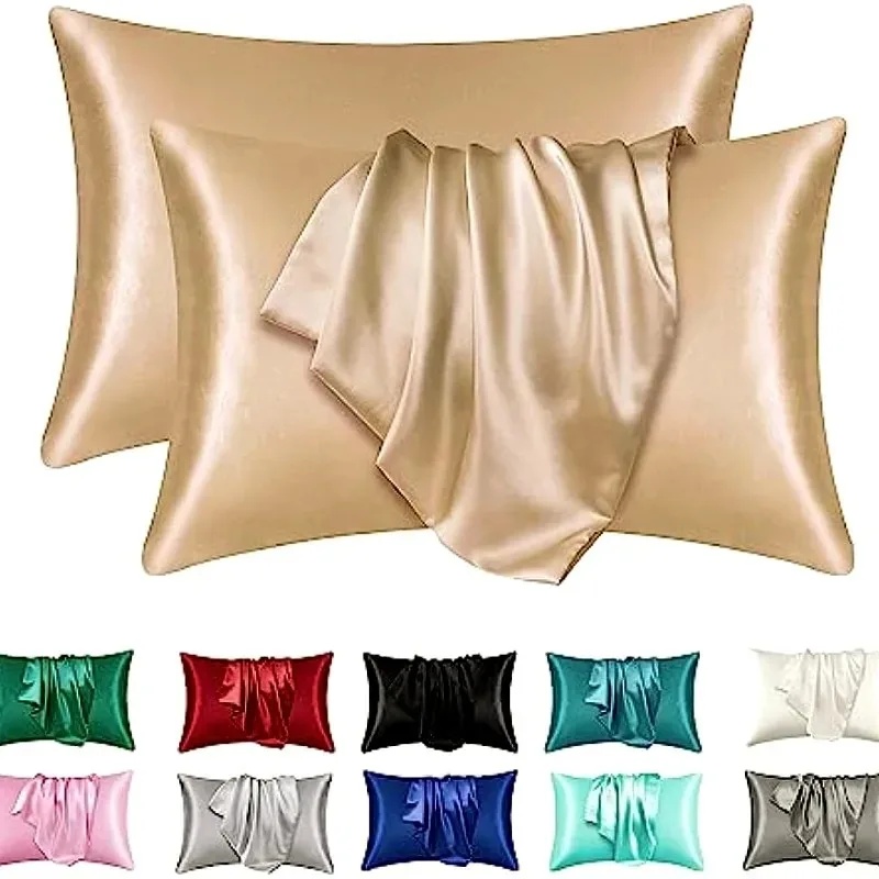 Satin Silk Pillowcase Hair Skin - 새틴 실크 베갯잇 (헤어 및 피부용),