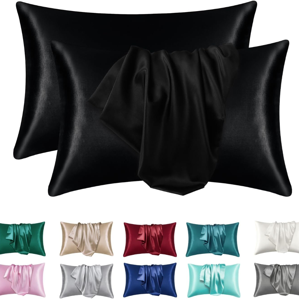 Satin Silk Pillowcase Hair Skin - 1/2개입 새틴 실크 베갯잇 (헤어 및