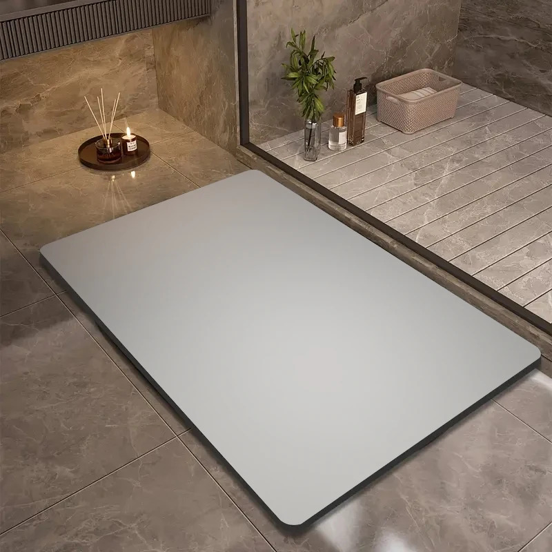 Quick Dry Diatomite Bath Mat - VIKAMA 규조토 목욕 매트 솔리드 컬러