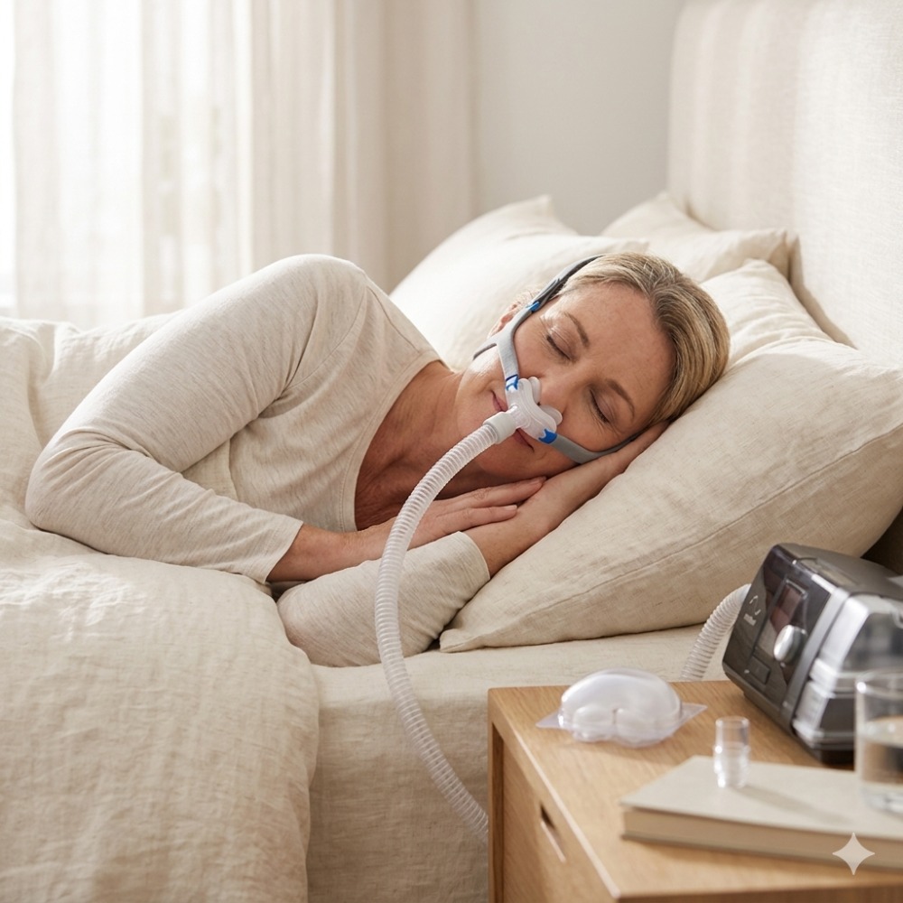 Anti Snore Contour Pillow - 새로운 교체용 비강베개 CPAP 마스크 키트,