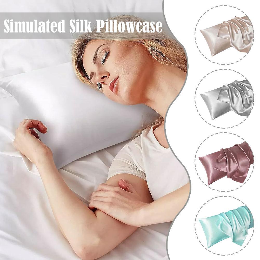Satin Silk Pillowcase Hair Skin - 머리 피부에 대 한 럭셔리 새틴
