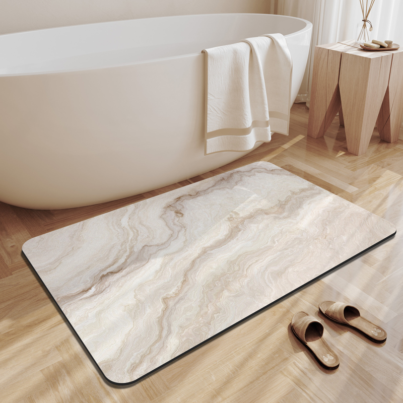 Quick Dry Diatomite Bath Mat - 규조토 목욕 매트 욕실 흡수성 발
