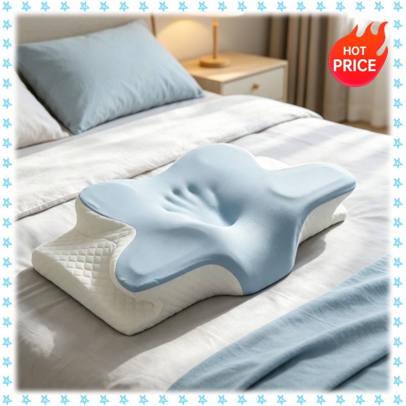 Memory Foam Orthopedic Pillow Neck Pain - 통기성 있는 쿨링 메모리폼 경추 베개