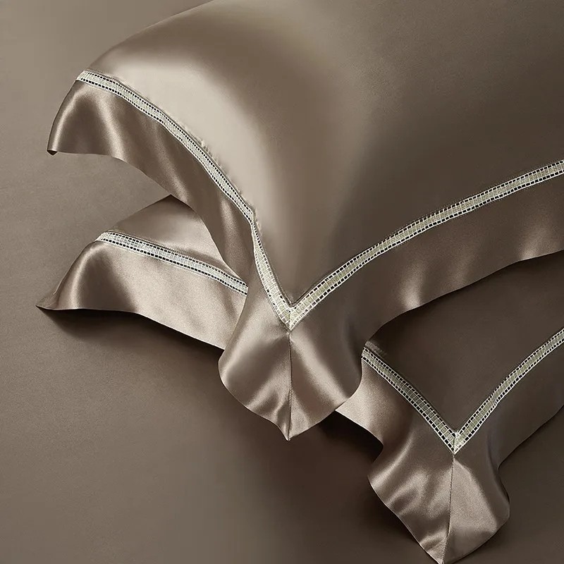 뽕나무 실크 프리미엄 이불 커버 세트, 슈퍼/칼 킹 1 - Duvet Cover Sets With Zipper 리뷰 및 가격