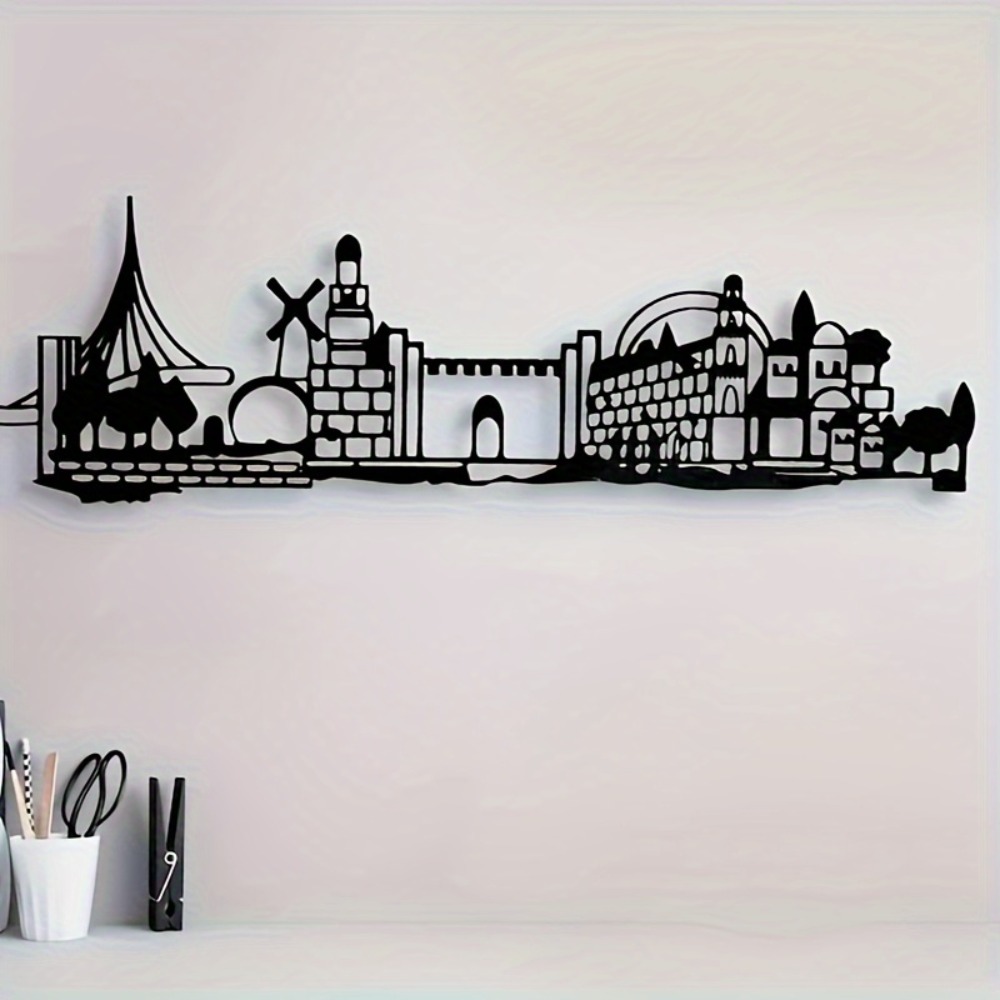 CIFBUY 메탈 벽 장식 예루살렘 스카이라인 데코 빈 - Home Decor 리뷰 및 가격
