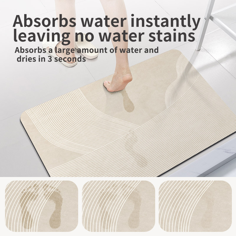 욕실 흡수성 규조토 발 매트, 속건성 규조토 진흙 변기 - Quick Dry Diatomite Bath Mat 리뷰 및 가격