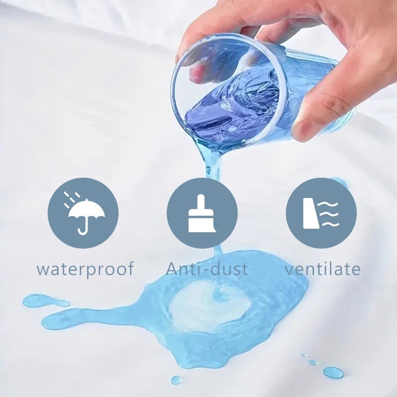 방수 매트리스 보호대, 통기성 무소음 매트리스 토퍼,  - Waterproof Mattress Protector Breathable 리뷰 및 가격