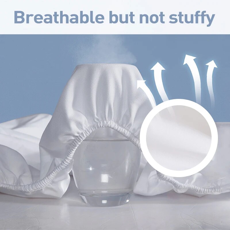 방수 매트리스 보호대, 통기성 무소음 매트리스 토퍼,  - Waterproof Mattress Protector Breathable 리뷰 및 가격