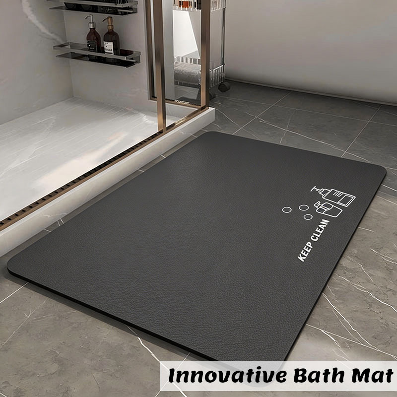 규조토 욕실 매트, 흡수성 논슬립 바닥 매트, 발매트, - Quick Dry Diatomite Bath Mat 리뷰 및 가격