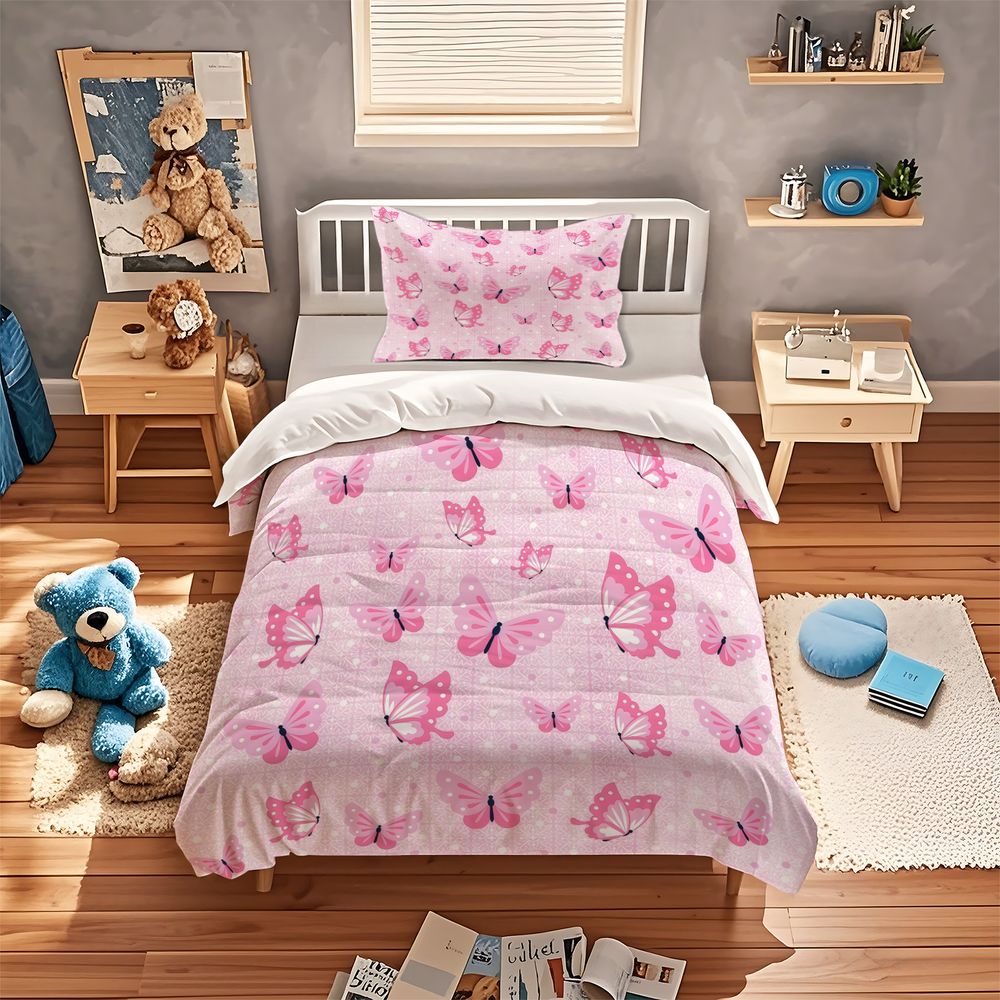 나비 이불 커버 세트 미적 꽃무늬 침구 세트 디지털 프 - Aesthetic Floral Duvet Cover 리뷰 및 가격
