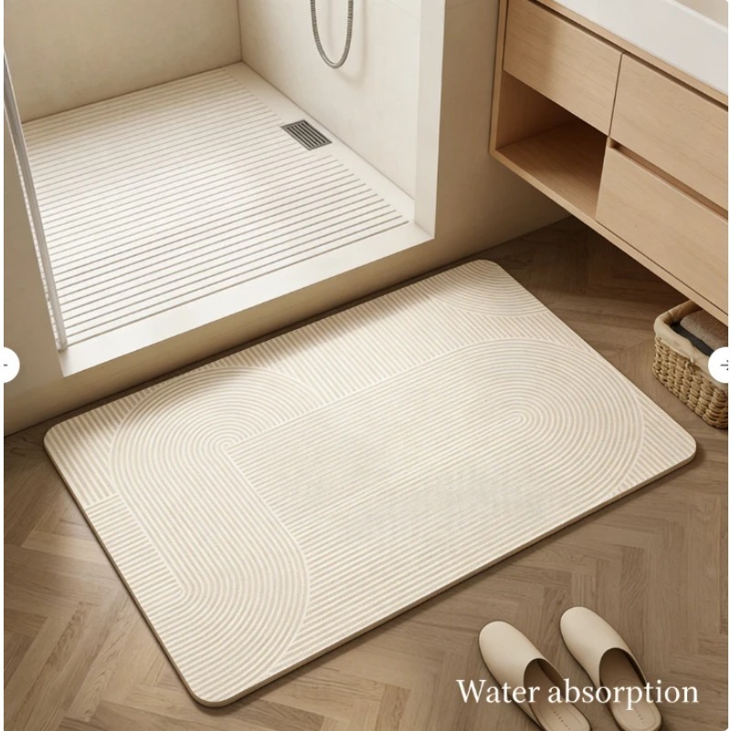 욕실 바닥 매트 규조토 초흡수 속건 미끄럼 방지 내마모 - Quick Dry Diatomite Bath Mat 리뷰 및 가격