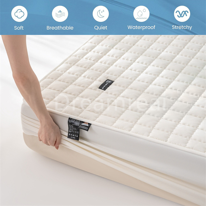 방수 매트리스 보호대 부드럽고 통기성 좋은 100% 방 - Waterproof Mattress Protector Breathable 리뷰 및 가격
