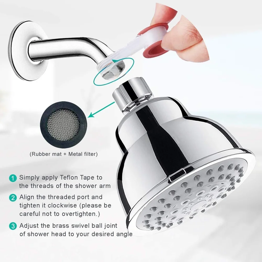 고압 핸드헬드 샤워 헤드 5단계 조절 가능 절수형 욕실 - High Pressure Shower Head Handheld 리뷰 및 가격
