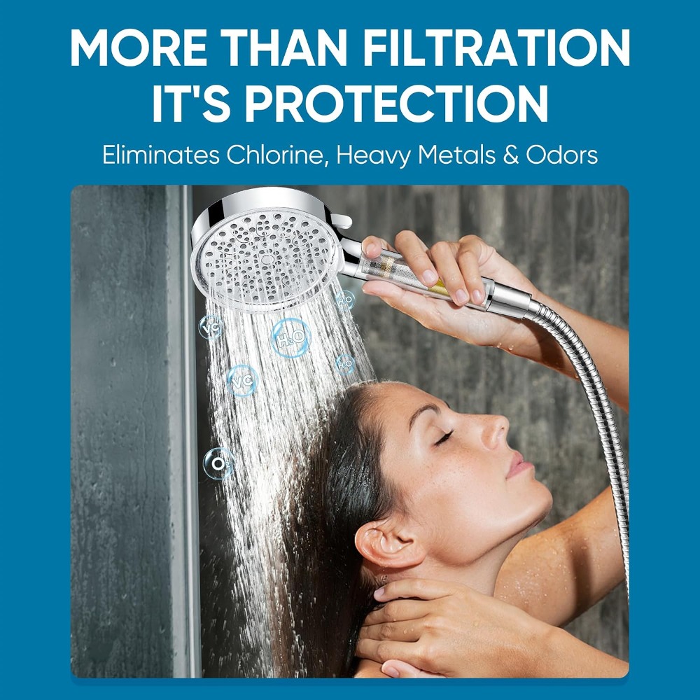 필터형 샤워헤드(핸드헬드 포함), 고압 6단계 분사 모 - High Pressure Shower Head Handheld 리뷰 및 가격