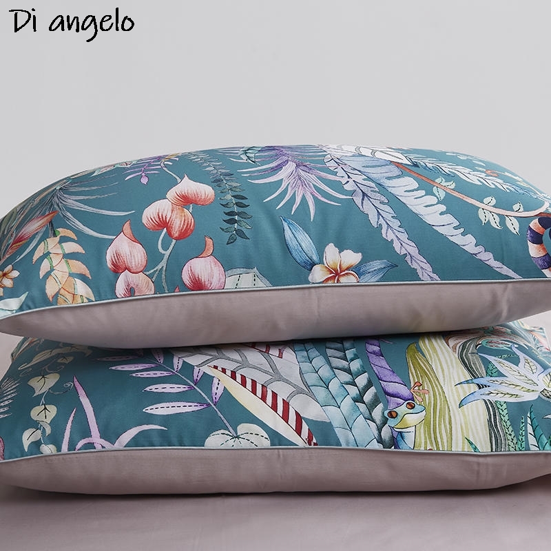 600TC 4피스 이집트산 면 꽃새 디지털 프린팅 침구 - Aesthetic Floral Duvet Cover 리뷰 및 가격