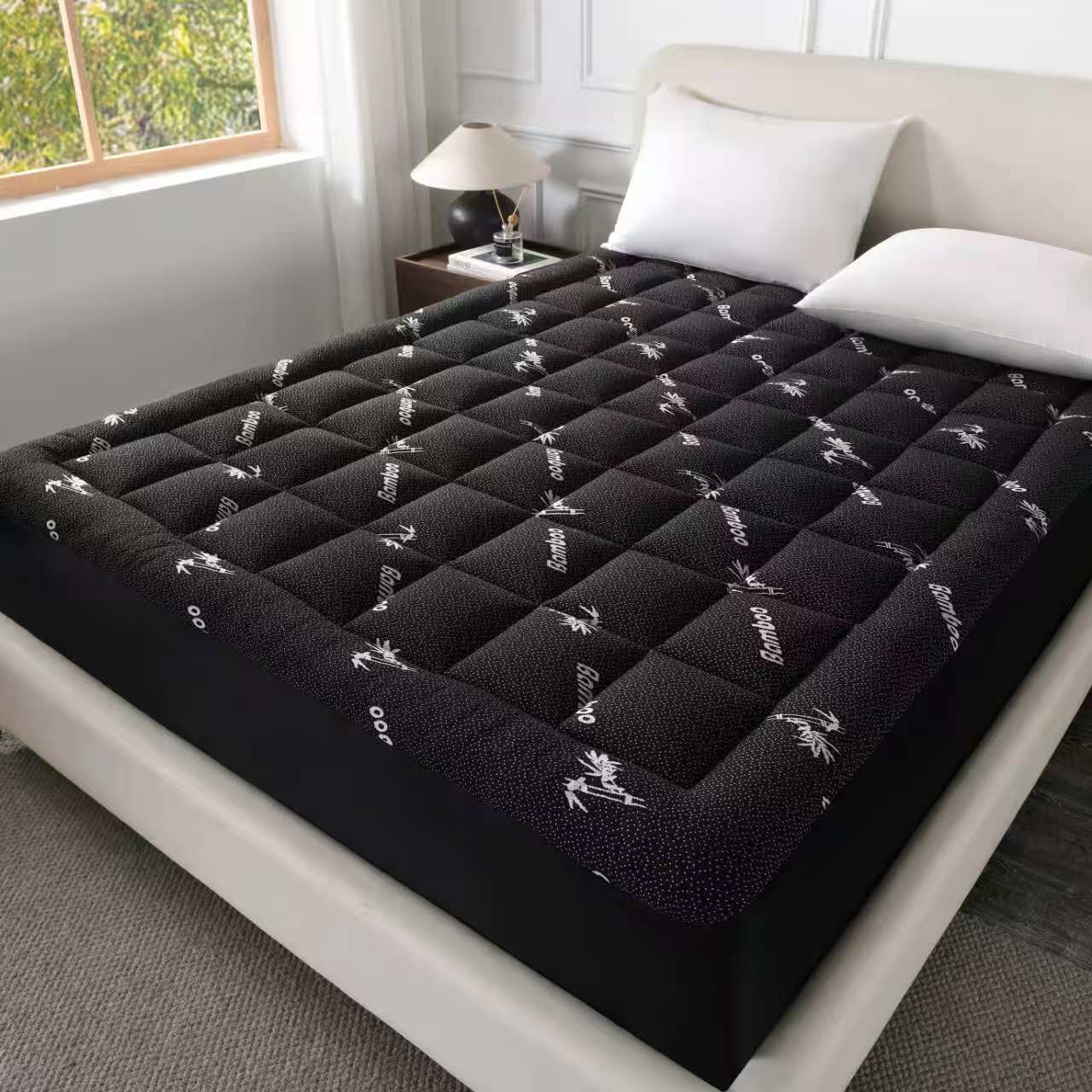 킹, 퀸, 킹 사이즈 침대 시트, 매트리스 표면, 18 - Fitted Bed Sheets Deep Pocket 리뷰 및 가격
