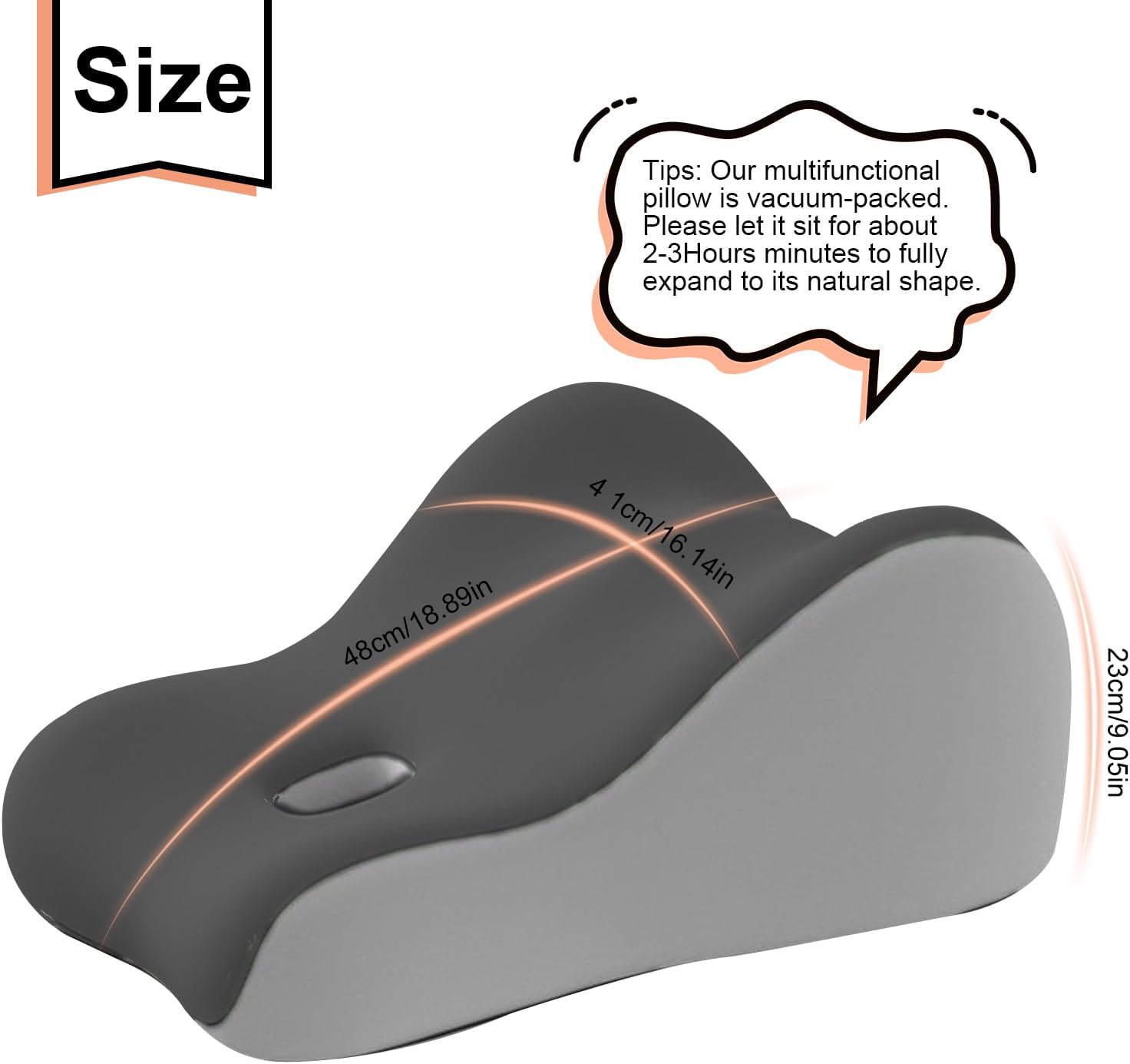 커플을 위한 친밀감 증진 웨지 베개, 메모리폼 포지셔닝 - Memory Foam Orthopedic Pillow Neck Pain 리뷰 및 가격