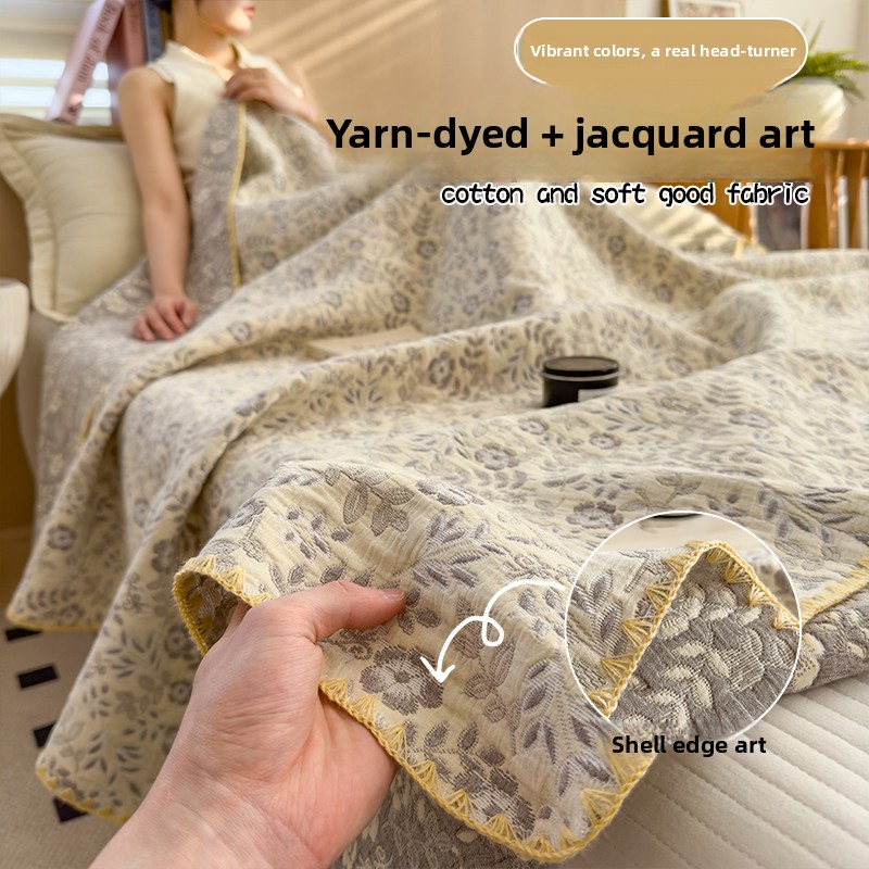 100% 순면 무슬린 블랭킷 통기성 3중 거즈 여름 쿨 - Muslin Cotton Bedspread 리뷰 및 가격