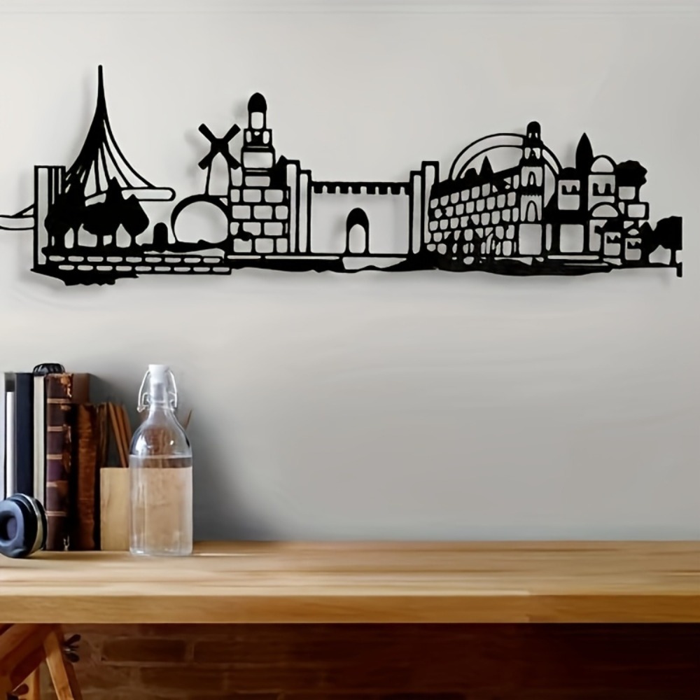 CIFBUY 금속 벽 장식 예술품, 예루살렘 스카이라인 - Home Decor 리뷰 및 가격