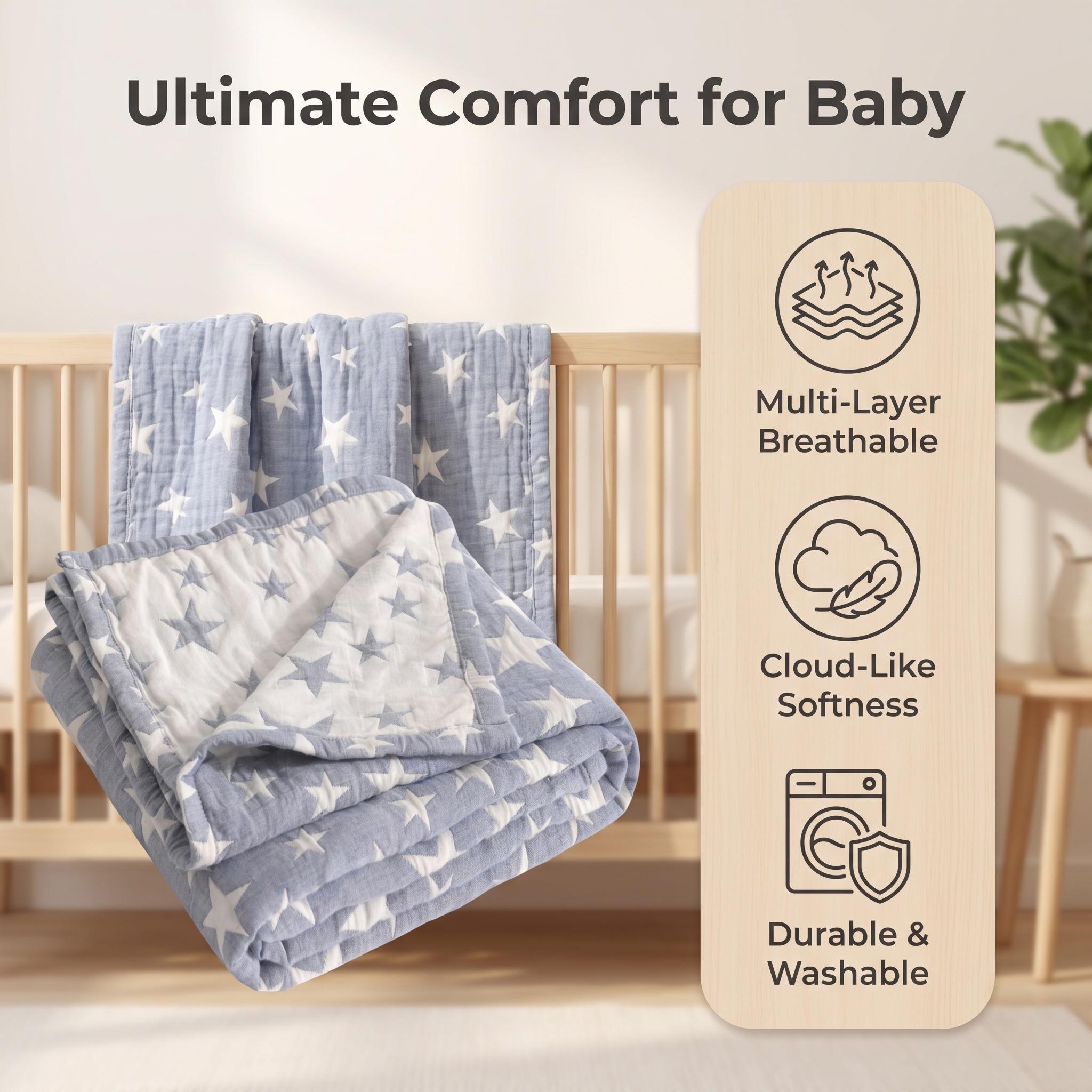 3겹 코튼 무슬린 담요 초부드러운 경량 통기성 피부 친 - Muslin Cotton Bedspread 리뷰 및 가격