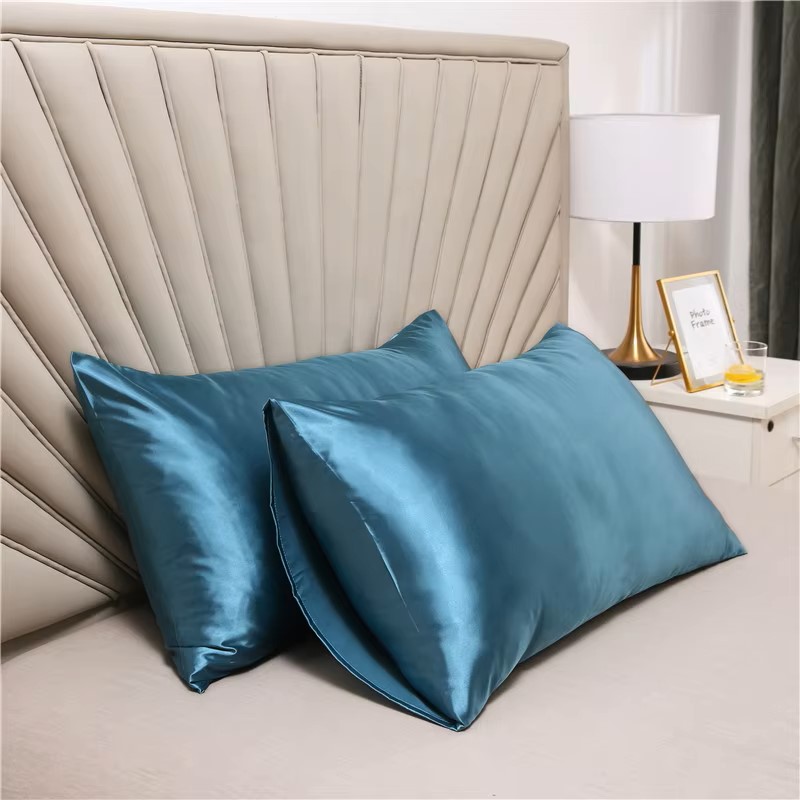베개 커버 실크 베개 커버 실키 새틴 헤어 뷰티 베개  - Satin Silk Pillowcase Hair Skin 리뷰 및 가격
