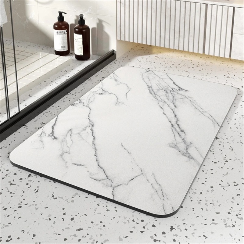 1개 욕실 매트 세탁 가능 목욕 매트 규조토 스톤 PU - Quick Dry Diatomite Bath Mat 리뷰 및 가격