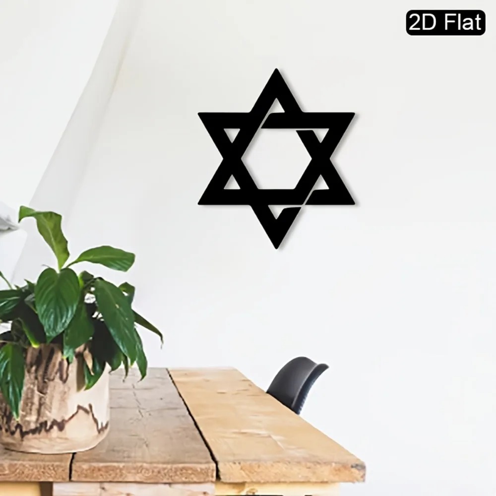 CIFBUY 철제 벽 장식 다윗의 별 금속 조각품 벽걸 - Home Decor 리뷰 및 가격