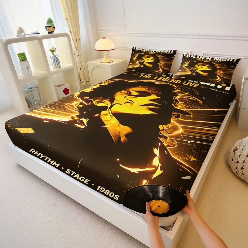 귀여운 커피 펭귄 프린트 피티드 시트 세트 만화 침대  - Fitted Bed Sheets Deep Pocket 리뷰 및 가격