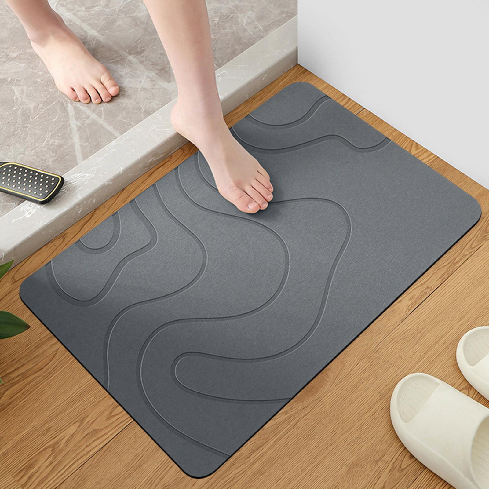 빠른 건조 석재 욕실 매트, 미끄럼 방지 석재 빠른 건 - Quick Dry Diatomite Bath Mat 리뷰 및 가격