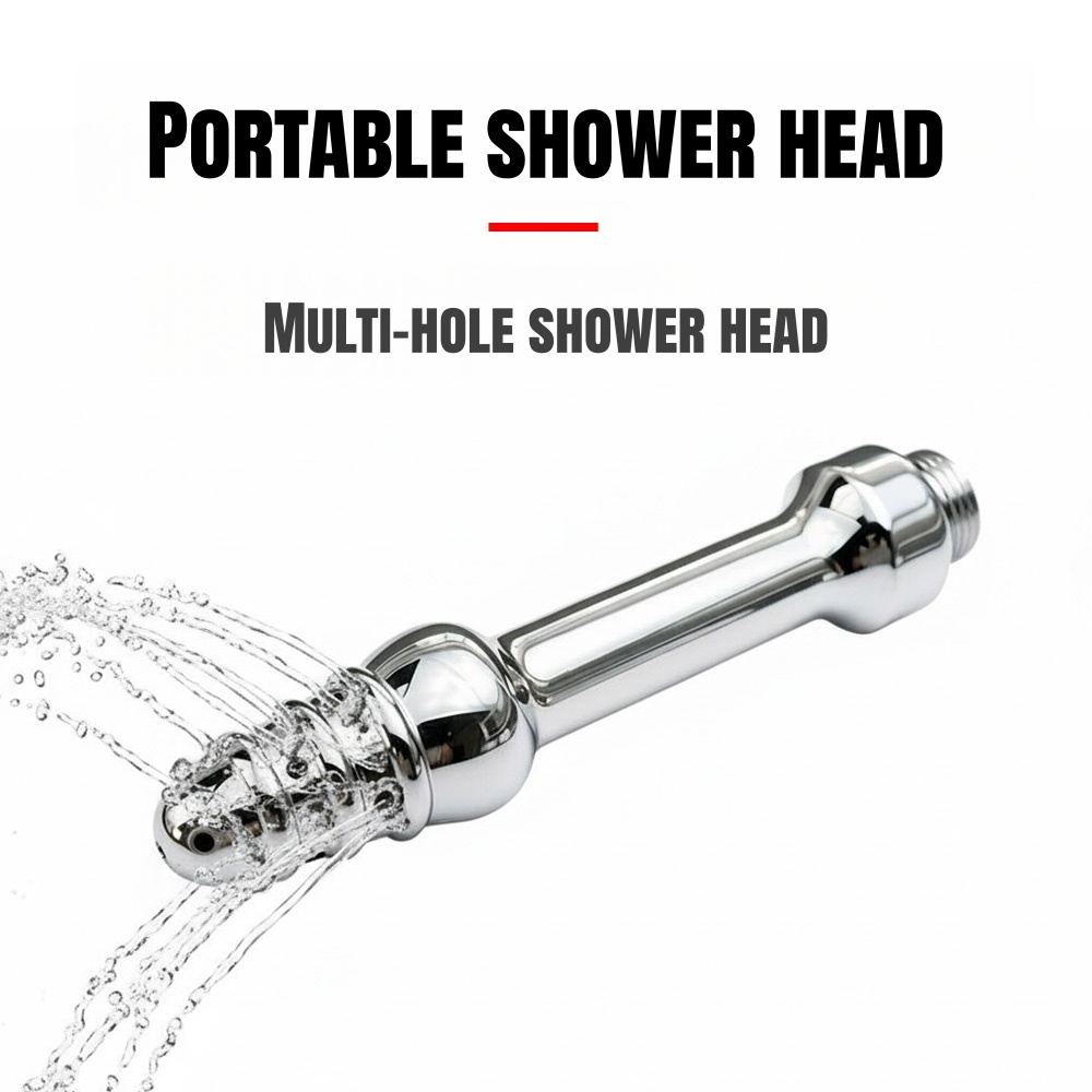 휴대용 조절식 스테인레스 스틸 샤워 헤드 가정 여행용  - High Pressure Shower Head Handheld 리뷰 및 가격