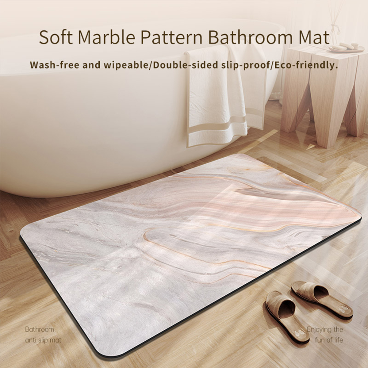 규조토 목욕 매트 욕실 흡수성 발 매트 미끄럼 방지 샤 - Quick Dry Diatomite Bath Mat 리뷰 및 가격