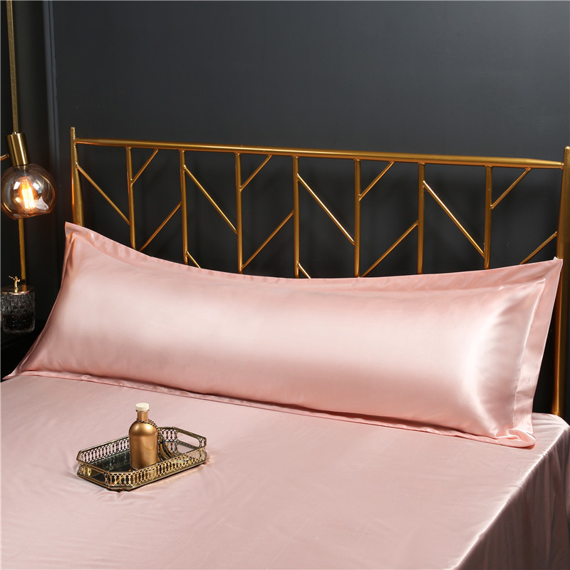 48x150cm 인조 실크 새틴 베갯잇 직사각형 더블  - Satin Silk Pillowcase Hair Skin 리뷰 및 가격