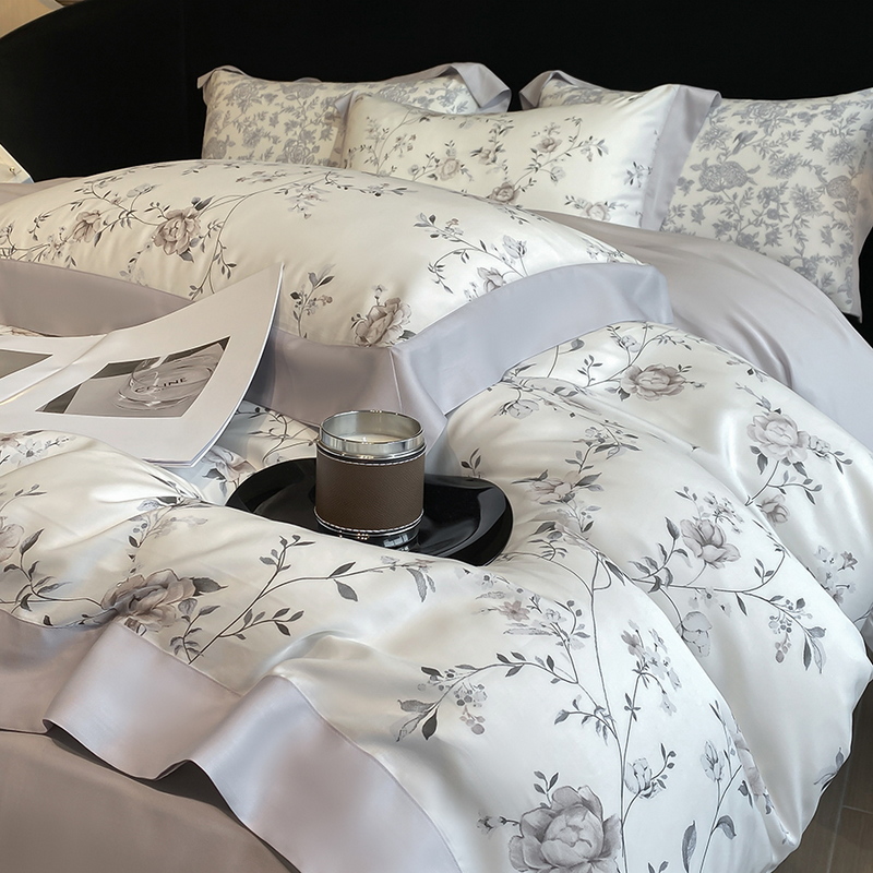 럭셔리 디지털 프린팅 꽃 및 식물 침구 세트, 리오셀  - Aesthetic Floral Duvet Cover 리뷰 및 가격