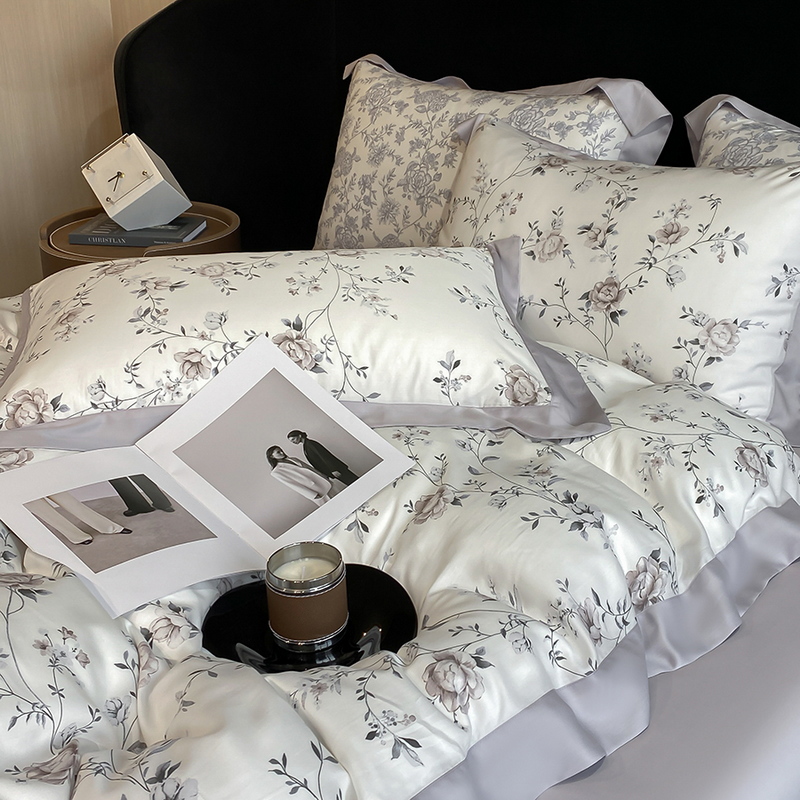 럭셔리 디지털 프린팅 꽃 및 식물 침구 세트, 리오셀  - Aesthetic Floral Duvet Cover 리뷰 및 가격