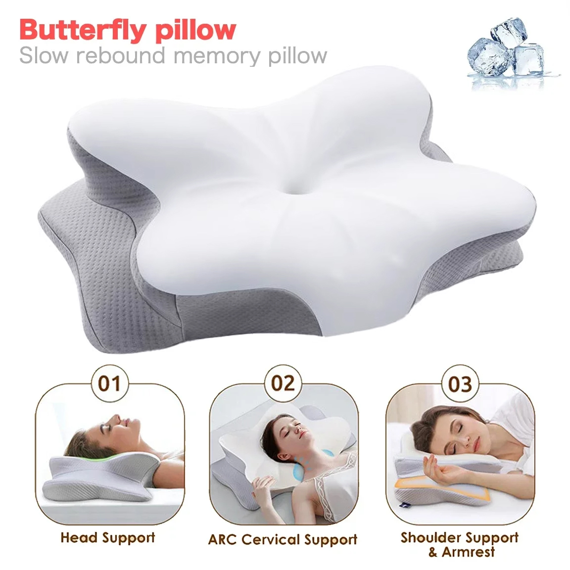 인체 공학적 정형외과 메모리 폼 베개 통기성 어깨 통증 - Memory Foam Orthopedic Pillow Neck Pain 리뷰 및 가격