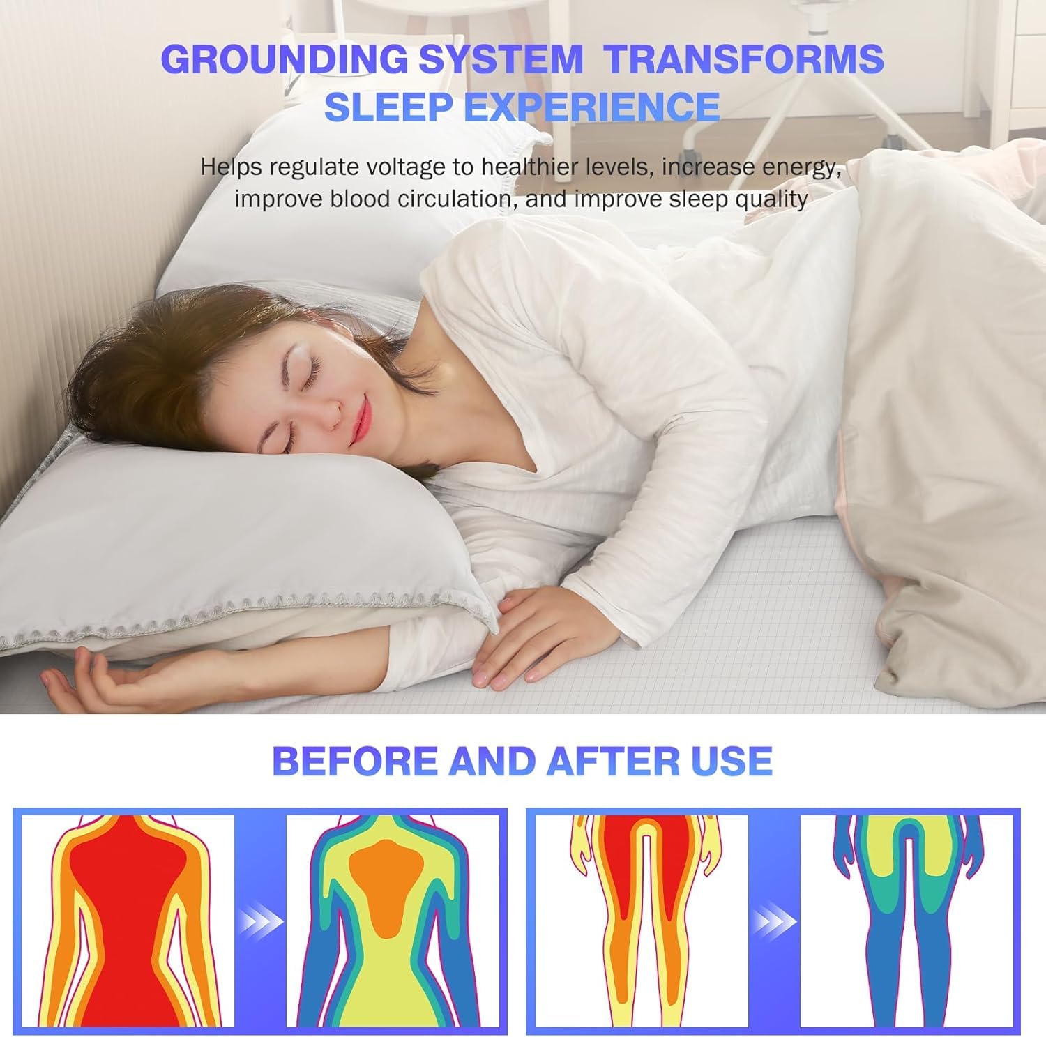 접지 시트 90% 유기농 면+10% 순은 딥 포켓 피티 - Fitted Bed Sheets Deep Pocket 리뷰 및 가격