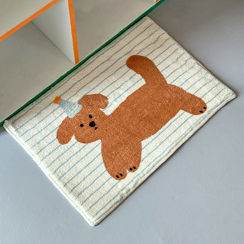 VIKAMA 닥스훈트 프린트 목욕 매트 미끄럼 방지 물 - Quick Dry Diatomite Bath Mat 리뷰 및 가격