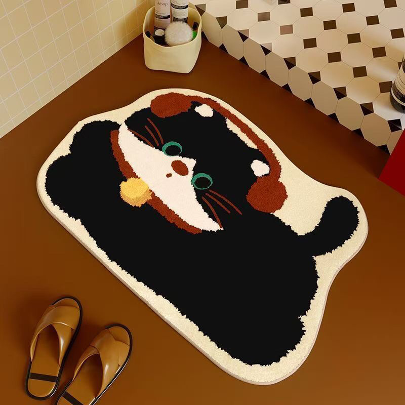VIKAMA 닥스훈트 프린트 목욕 매트 미끄럼 방지 물 - Quick Dry Diatomite Bath Mat 리뷰 및 가격