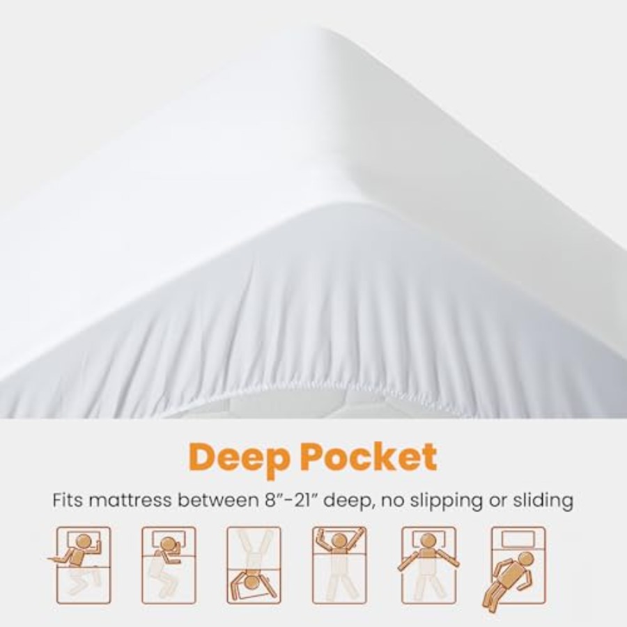 사이즈 매트리스 패드 - 쿨링 통기성 매트리스 토퍼,  - Waterproof Mattress Protector Breathable 리뷰 및 가격