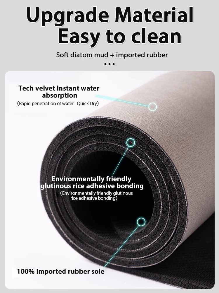 북유럽 기하학적 디아토마이트 욕실 매트, 초흡수성 발매 - Quick Dry Diatomite Bath Mat 리뷰 및 가격