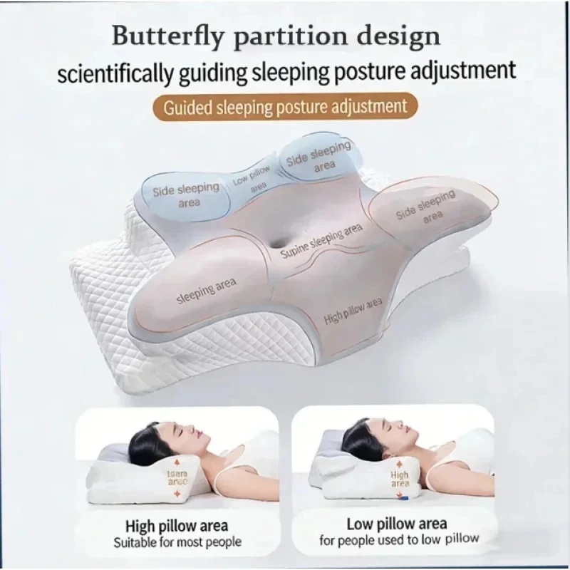 통기성 있는 쿨링 메모리폼 경추 베개 여름용 정형외과  - Memory Foam Orthopedic Pillow Neck Pain 리뷰 및 가격