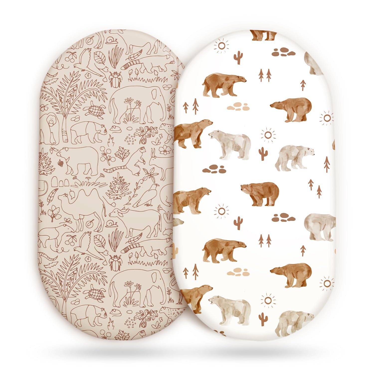 2개입 아기 요람 시트 무슬린 요람 시트 교체용 패드  - Muslin Cotton Bedspread 리뷰 및 가격