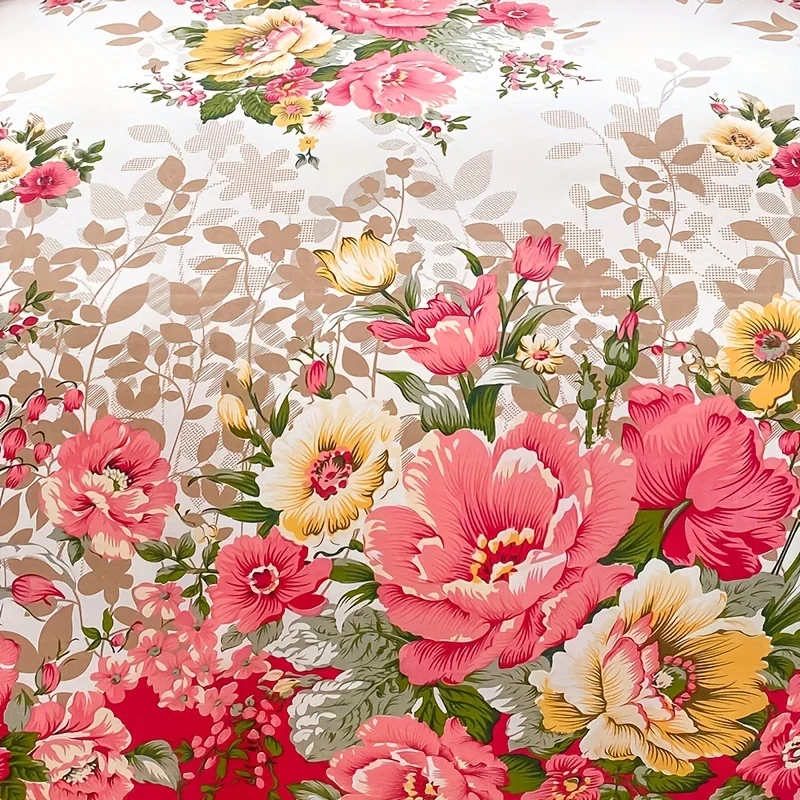 지퍼 잠금 장치가 있는 꽃무늬 이불 커버 세트 - 3피 - Duvet Cover Sets With Zipper 리뷰 및 가격